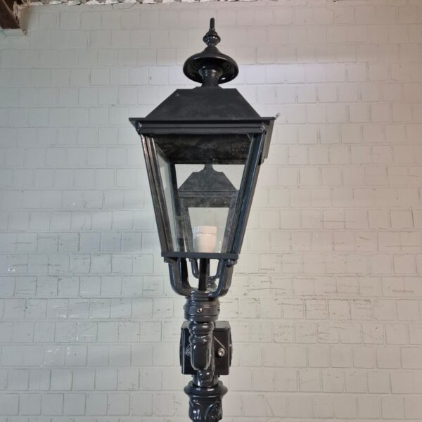 Laterne Gartenlampe Aluminium Grau 2,70 m – Bild 3
