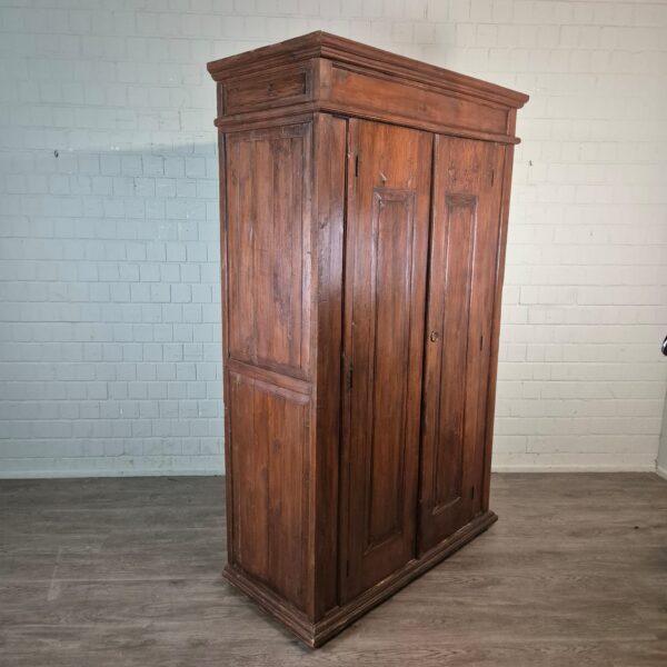 Schrank Kleiderschrank Kolonialstil Teakholz 1,47 m