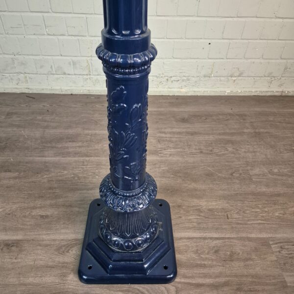 Laterne Gartenlampe Aluminium Dunkelblau 2,60 m – Bild 7