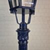 Laterne Gartenlampe Aluminium Dunkelblau 2,60 m – Bild 4