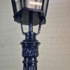 Laterne Gartenlampe Aluminium Dunkelblau 2,60 m – Bild 5
