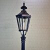 Laterne Gartenlampe Aluminium Dunkelblau 2,60 m – Bild 2