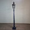 Laterne Gartenlampe Aluminium Dunkelblau 2,60 m