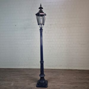 Laterne Gartenlampe Aluminium Dunkelblau 2,60 m