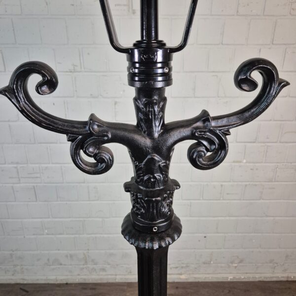 Laterne Gartenlampe Aluminium Schwarz 2,40 m – Bild 4