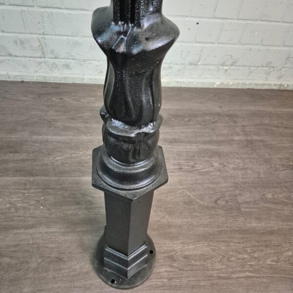 Laterne Gartenlampe Aluminium Schwarz 2,40 m – Bild 7