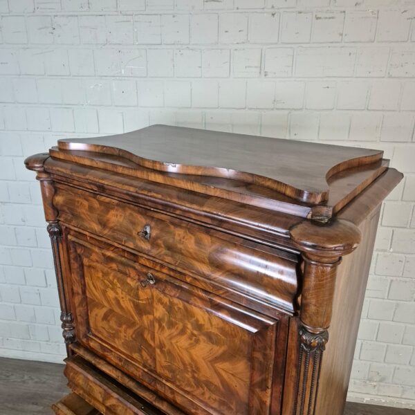 Sekretär Biedermeier 1850 Mahagoni – Bild 3