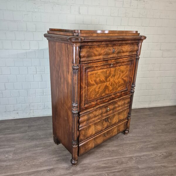 Sekretär Biedermeier 1850 Mahagoni – Bild 2