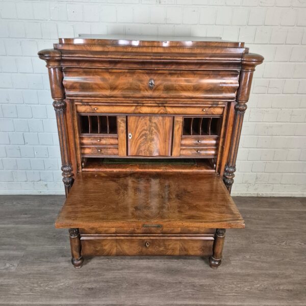 Sekretär Biedermeier 1850 Mahagoni – Bild 6
