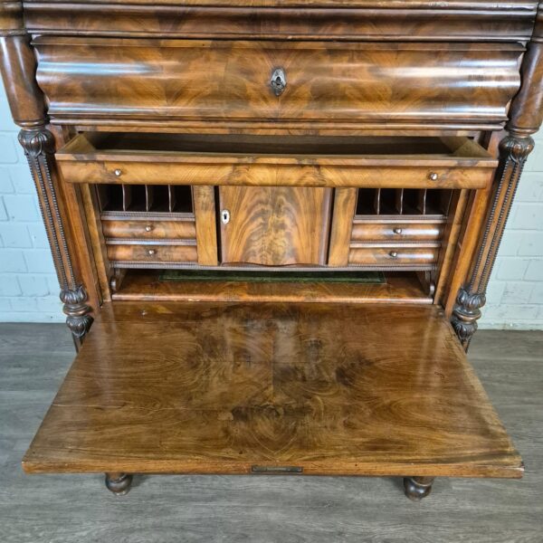 Sekretär Biedermeier 1850 Mahagoni – Bild 7