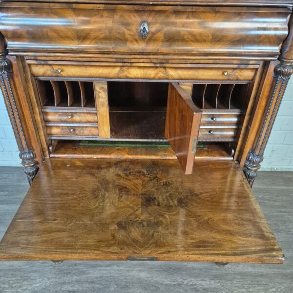 Sekretär Biedermeier 1850 Mahagoni – Bild 9