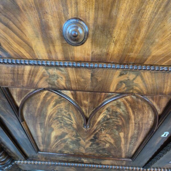 Buffetschrank Schrank Louis Philippe 1860 Mahagoni – Bild 10