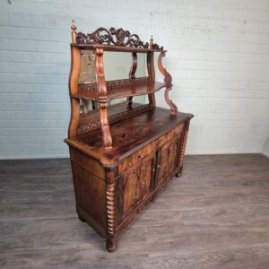 Buffetschrank Schrank Louis Philippe 1860 Mahagoni
