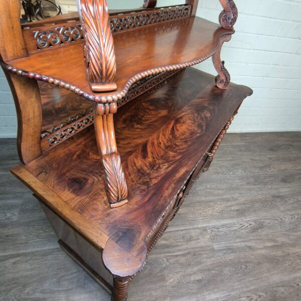 Buffetschrank Schrank Louis Philippe 1860 Mahagoni – Bild 15