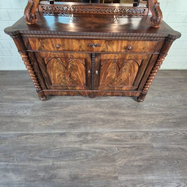 Buffetschrank Schrank Louis Philippe 1860 Mahagoni – Bild 9