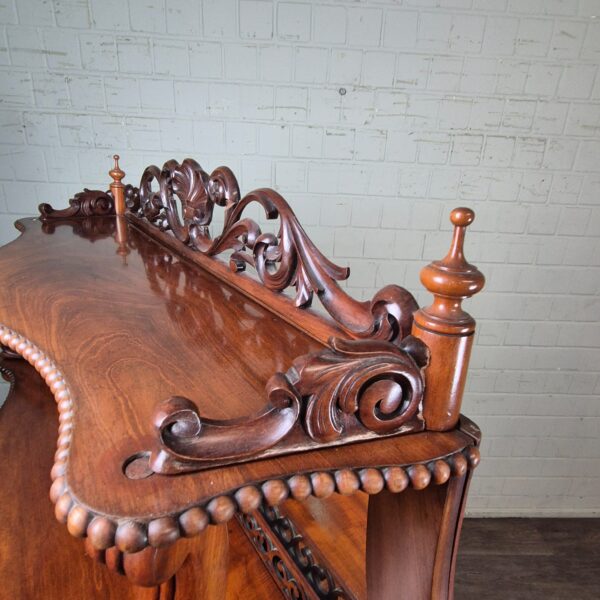 Buffetschrank Schrank Louis Philippe 1860 Mahagoni – Bild 5
