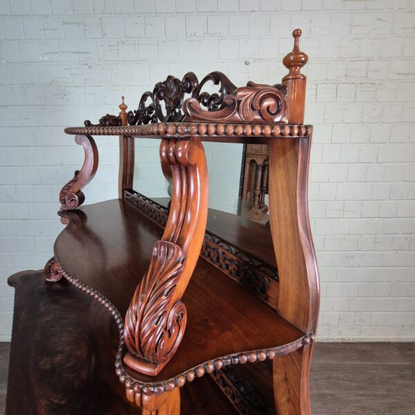 Buffetschrank Schrank Louis Philippe 1860 Mahagoni – Bild 6