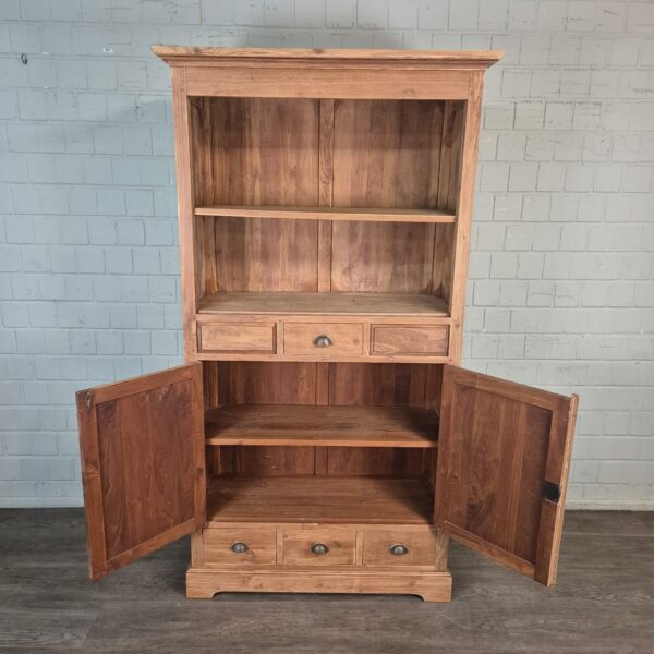 Schrank Bücherregal Teakholz 1,09 m – Bild 7