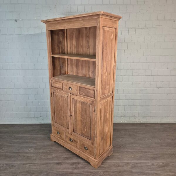 Schrank Bücherregal Teakholz 1,09 m – Bild 3