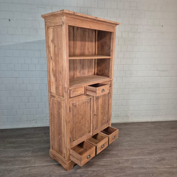 Schrank Bücherregal Teakholz 1,09 m – Bild 6