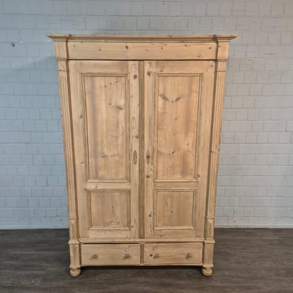 Schrank Kleiderschrank Gründerzeit 1880 Kiefer – Bild 2