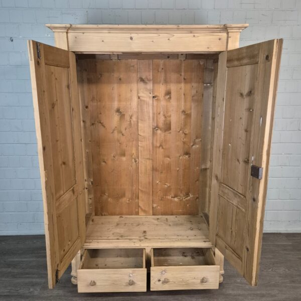 Schrank Kleiderschrank Gründerzeit 1880 Kiefer – Bild 6
