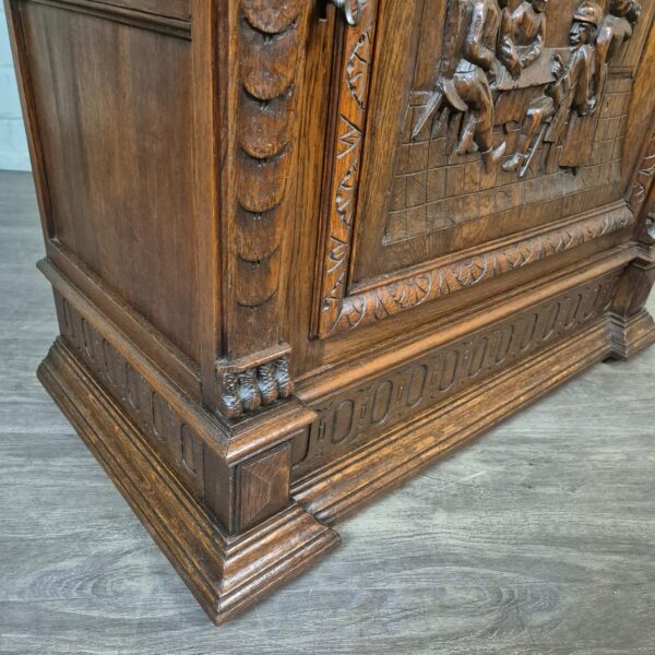 Buffetschrank Schrank Gründerzeit 1880 Eiche – Bild 8