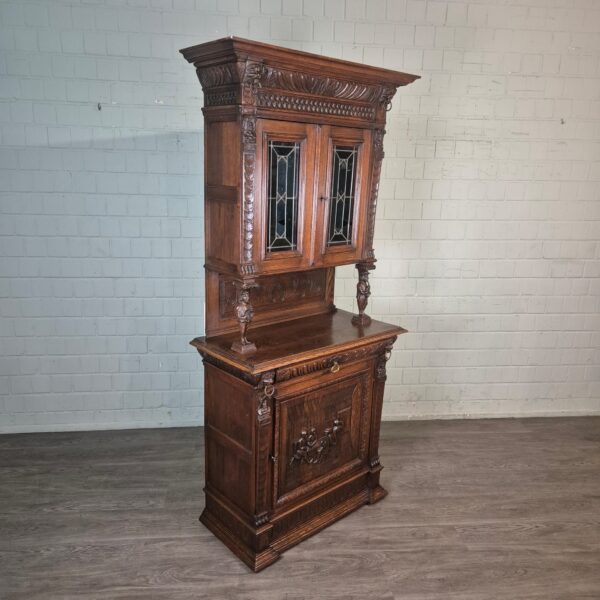 Buffetschrank Schrank Gründerzeit 1880 Eiche