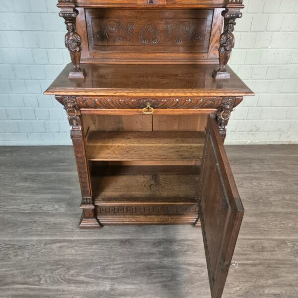 Buffetschrank Schrank Gründerzeit 1880 Eiche – Bild 17