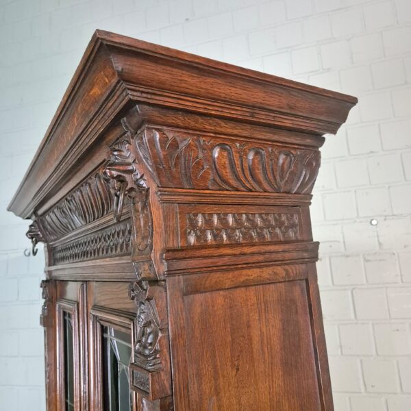 Buffetschrank Schrank Gründerzeit 1880 Eiche – Bild 11