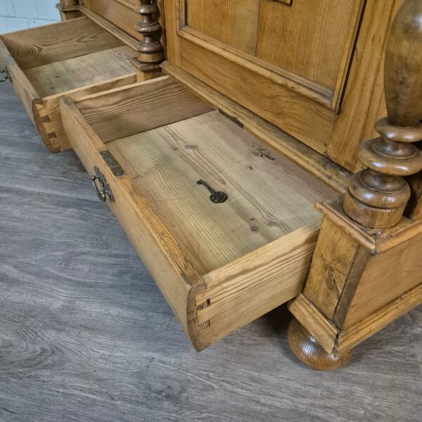 Schrank Kleiderschrank Gründerzeit 1880 Eiche – Bild 20