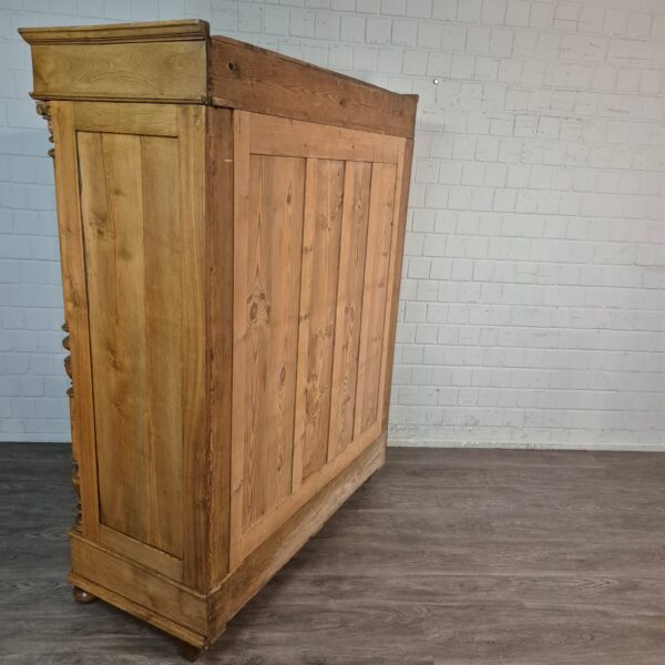 Schrank Kleiderschrank Gründerzeit 1880 Eiche – Bild 21