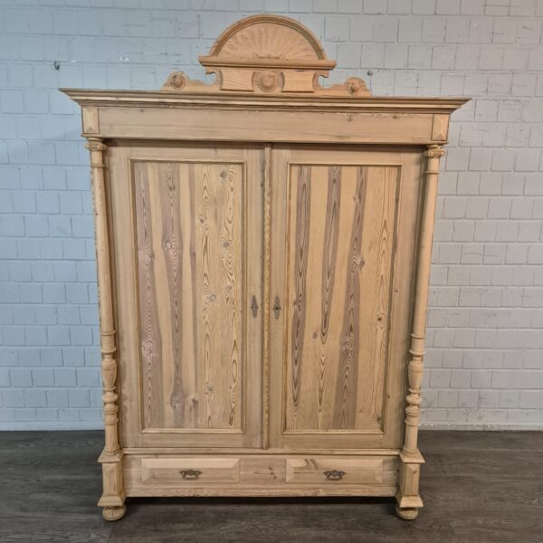 Schrank Kleiderschrank Gründerzeit 1880 Kiefer