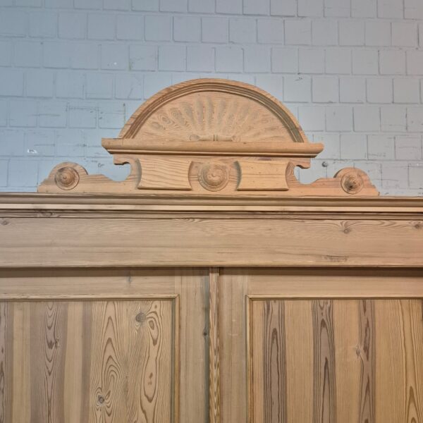 Schrank Kleiderschrank Gründerzeit 1880 Kiefer – Bild 9