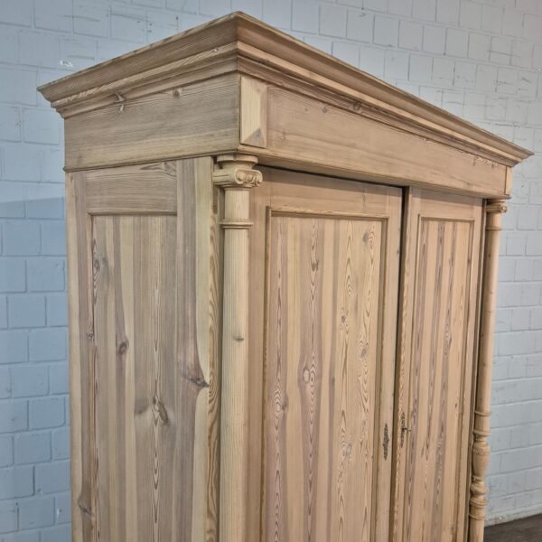 Schrank Kleiderschrank Gründerzeit 1880 Kiefer – Bild 5