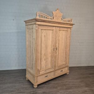Schrank Kleiderschrank Jugendstil 1900 Kiefer