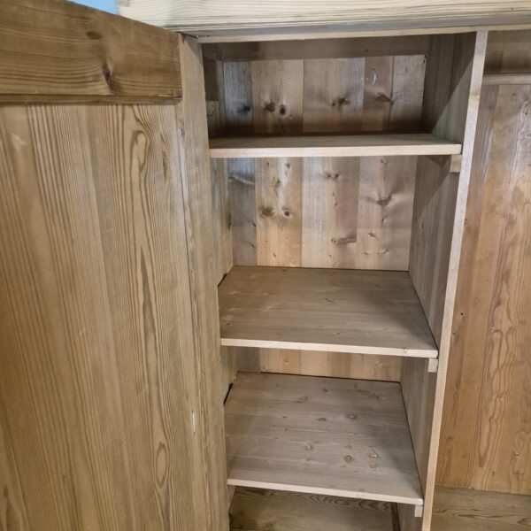 Schrank Kleiderschrank Jugendstil 1900 Kiefer – Bild 10