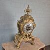 Kaminuhr Tischuhr Uhr Neobarock 1880 Messing – Bild 2