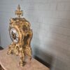 Kaminuhr Tischuhr Uhr Neobarock 1880 Messing – Bild 5