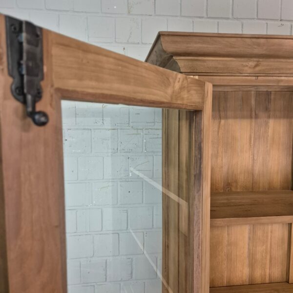 Vitrine Krämerschrank Teakholz 1,15 m – Bild 12
