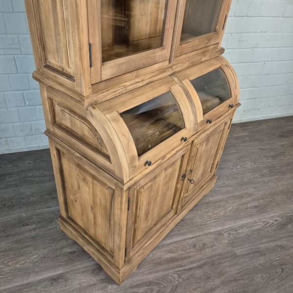 Vitrine Krämerschrank Teakholz 1,15 m – Bild 5