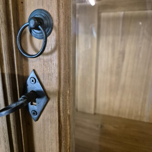 Vitrine Krämerschrank Teakholz 1,15 m – Bild 10