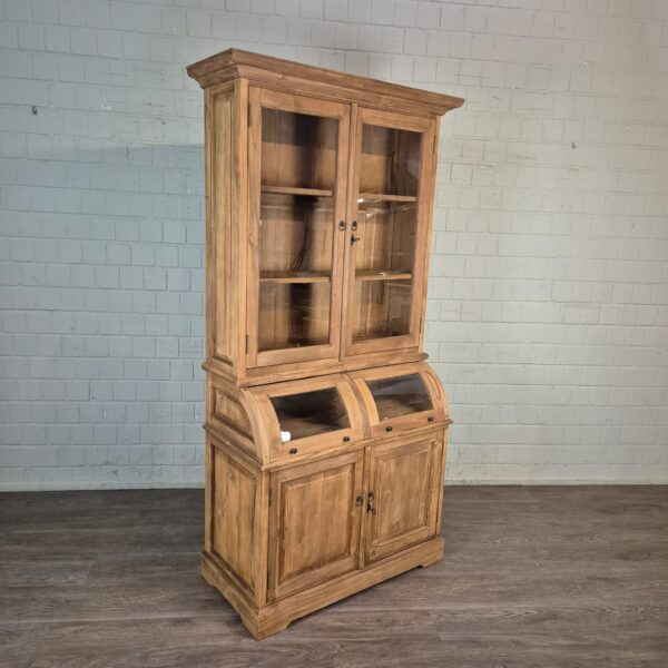 Vitrine Krämerschrank Teakholz 1,15 m