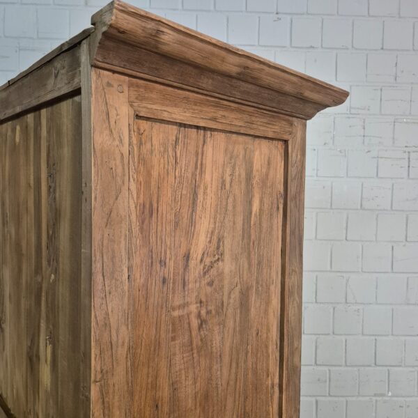 Hochschrank Kleiderschrank Teakholz 0,74 m – Bild 14