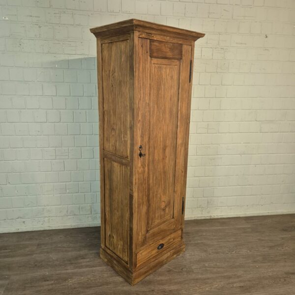 Hochschrank Kleiderschrank Teakholz 0,74 m