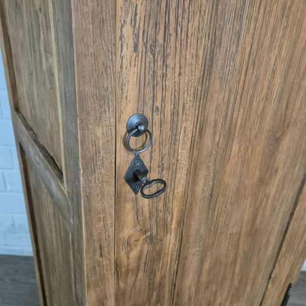 Hochschrank Kleiderschrank Teakholz 0,74 m – Bild 4