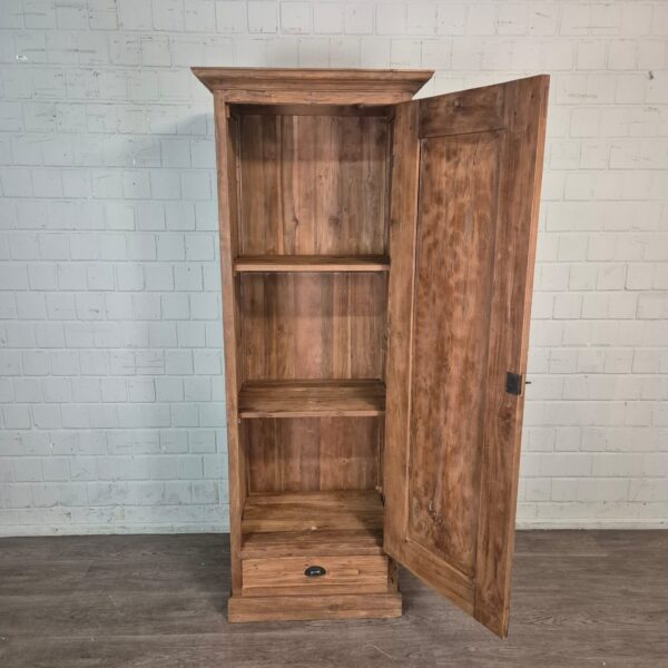 Hochschrank Kleiderschrank Teakholz 0,74 m – Bild 9