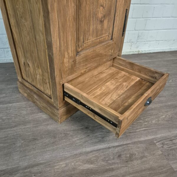 Hochschrank Kleiderschrank Teakholz 0,74 m – Bild 12
