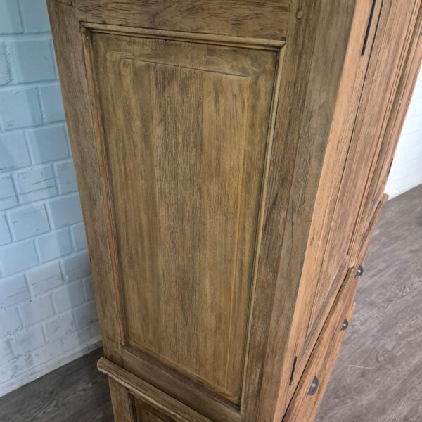 Kabinettschrank Kleiderschrank Teakholz 1,32 m – Bild 5
