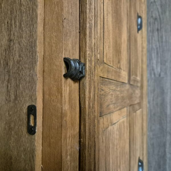 Kabinettschrank Kleiderschrank Teakholz 1,32 m – Bild 8